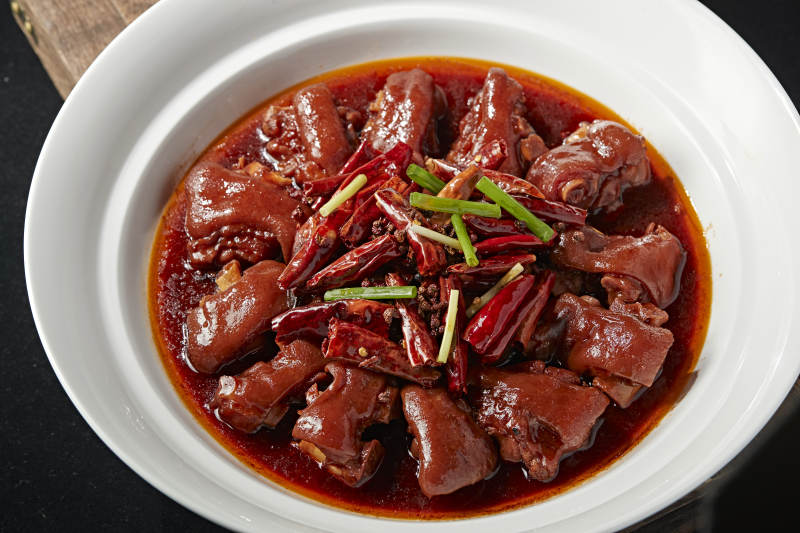 川味香辣猪蹄块图片