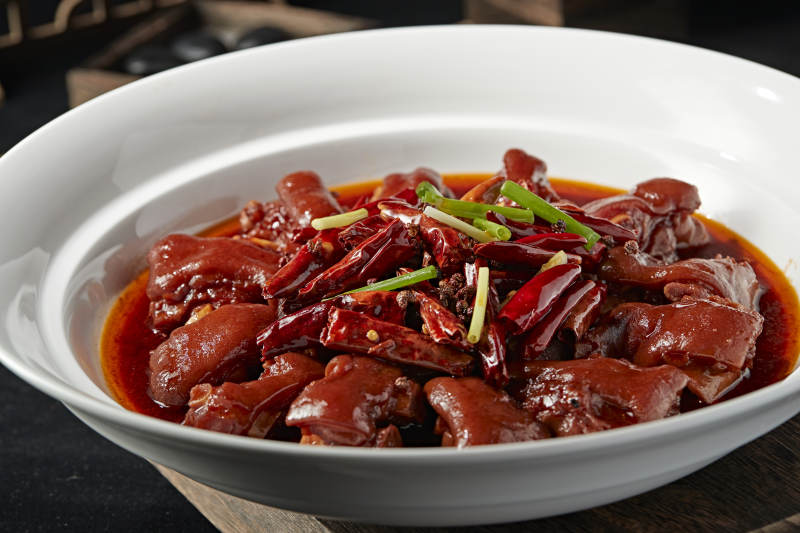 川味香辣猪蹄块图片
