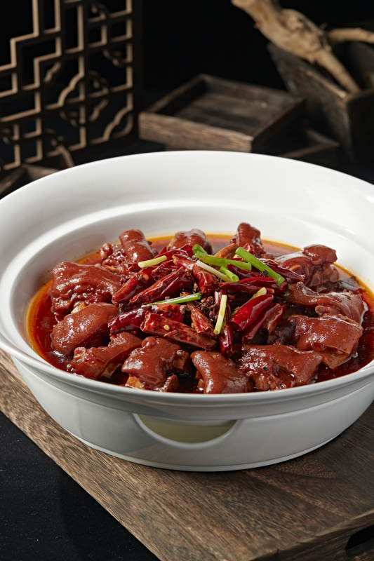 川味香辣猪蹄块图片