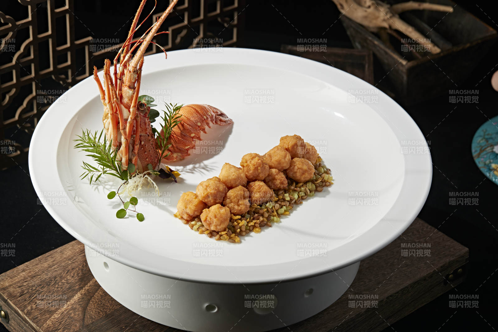 香炸澳洲大龙虾球图片