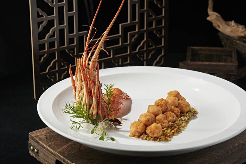 香炸澳洲大龙虾球图片