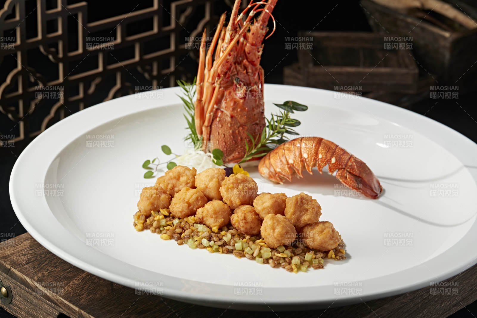 香炸澳洲大龙虾球图片