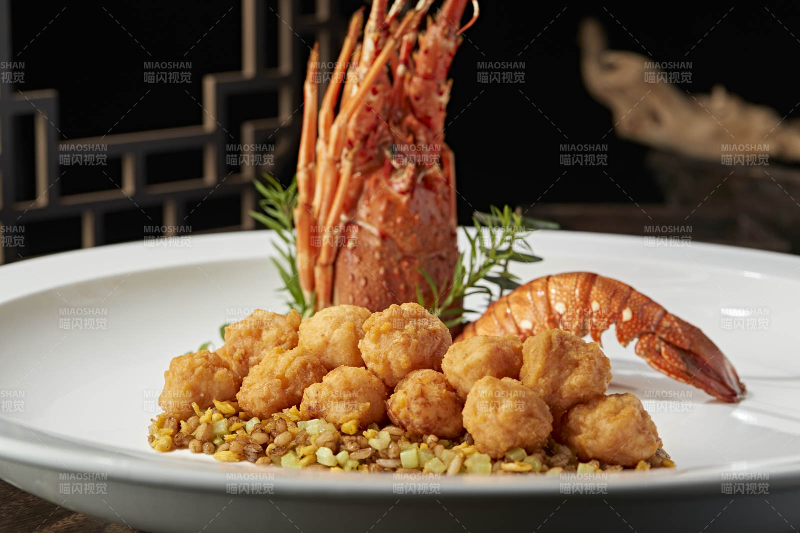 香炸澳洲大龙虾球图片