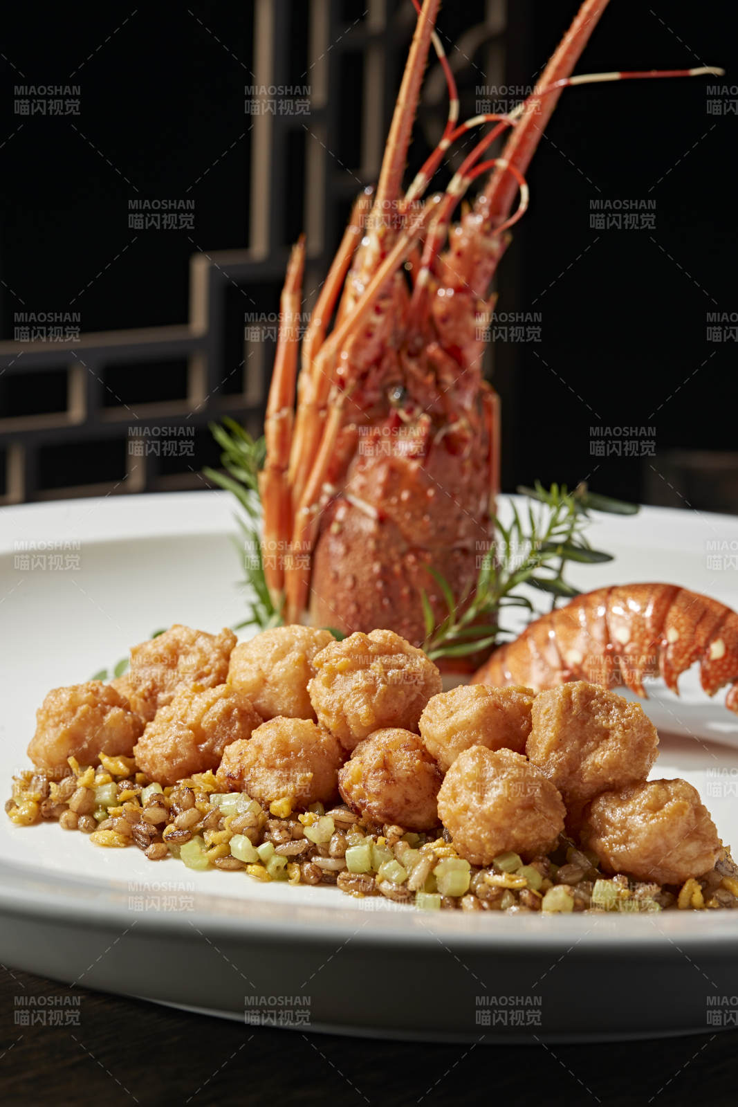 香炸澳洲大龙虾球图片