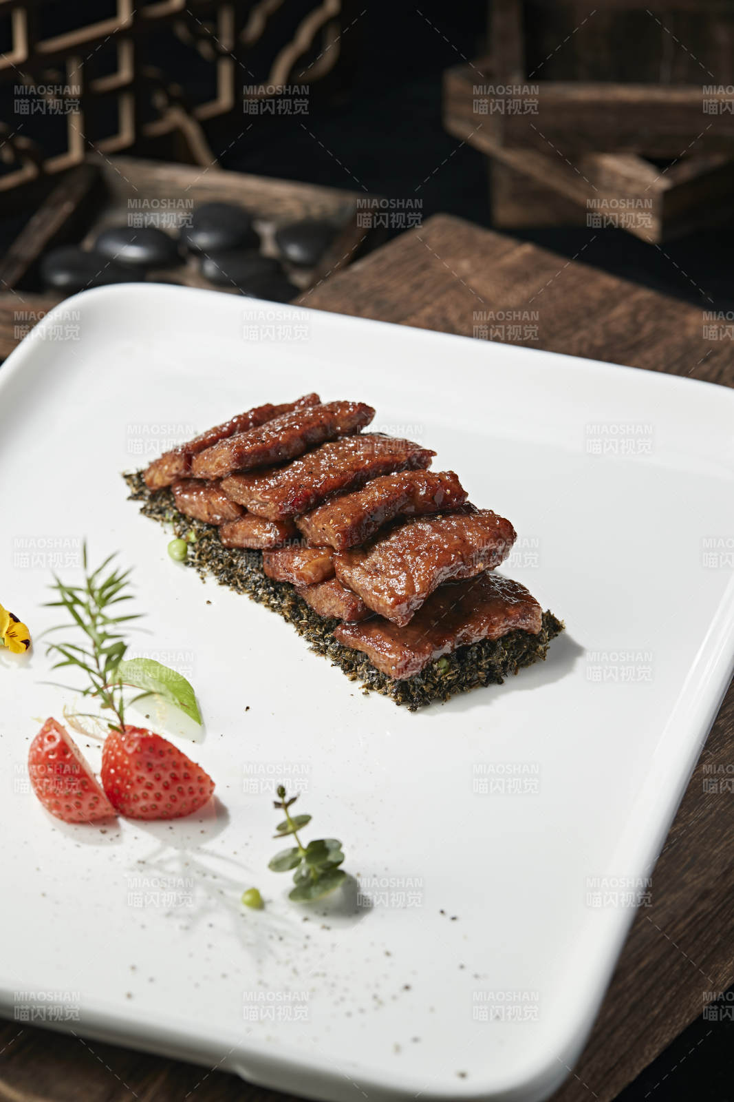 黑椒酱日本雪花和牛图片