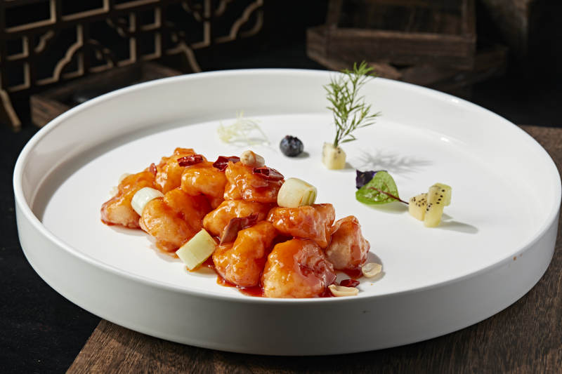 川香宫保大虾球图片