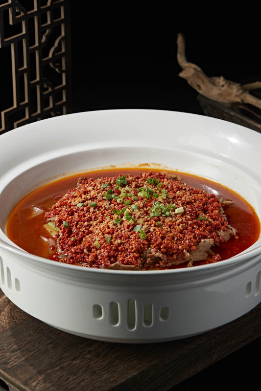 香辣红油和牛水煮肉片图片