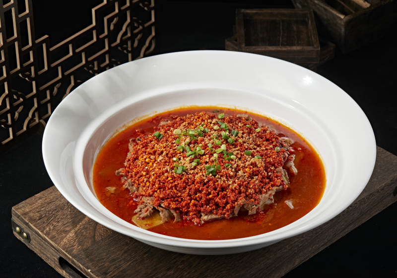 香辣红油和牛水煮肉片图片