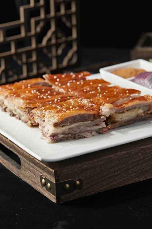 蒙餐烤羊排图片