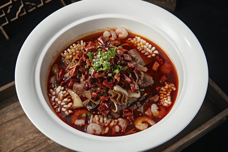 川味海鲜毛血旺图片