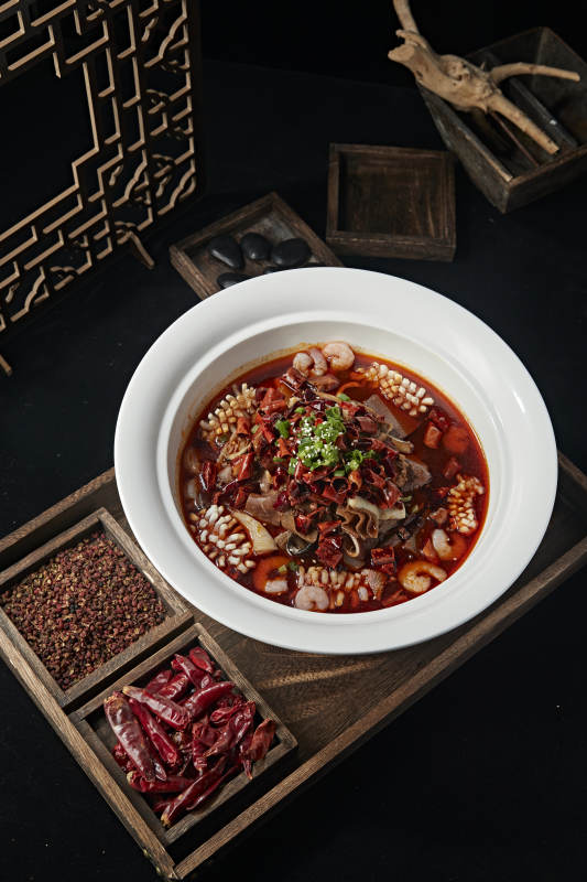 川味海鲜毛血旺图片