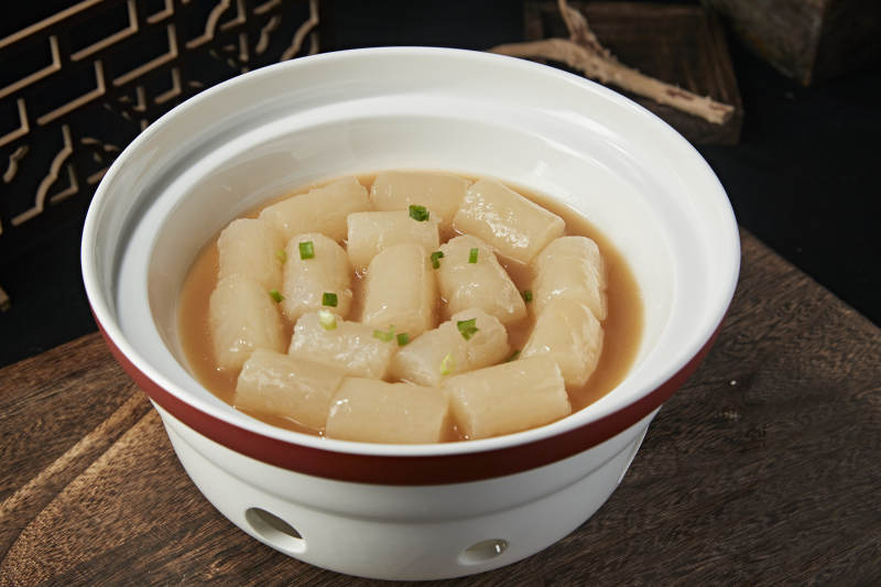 鲜鸡汤炖白萝卜图片