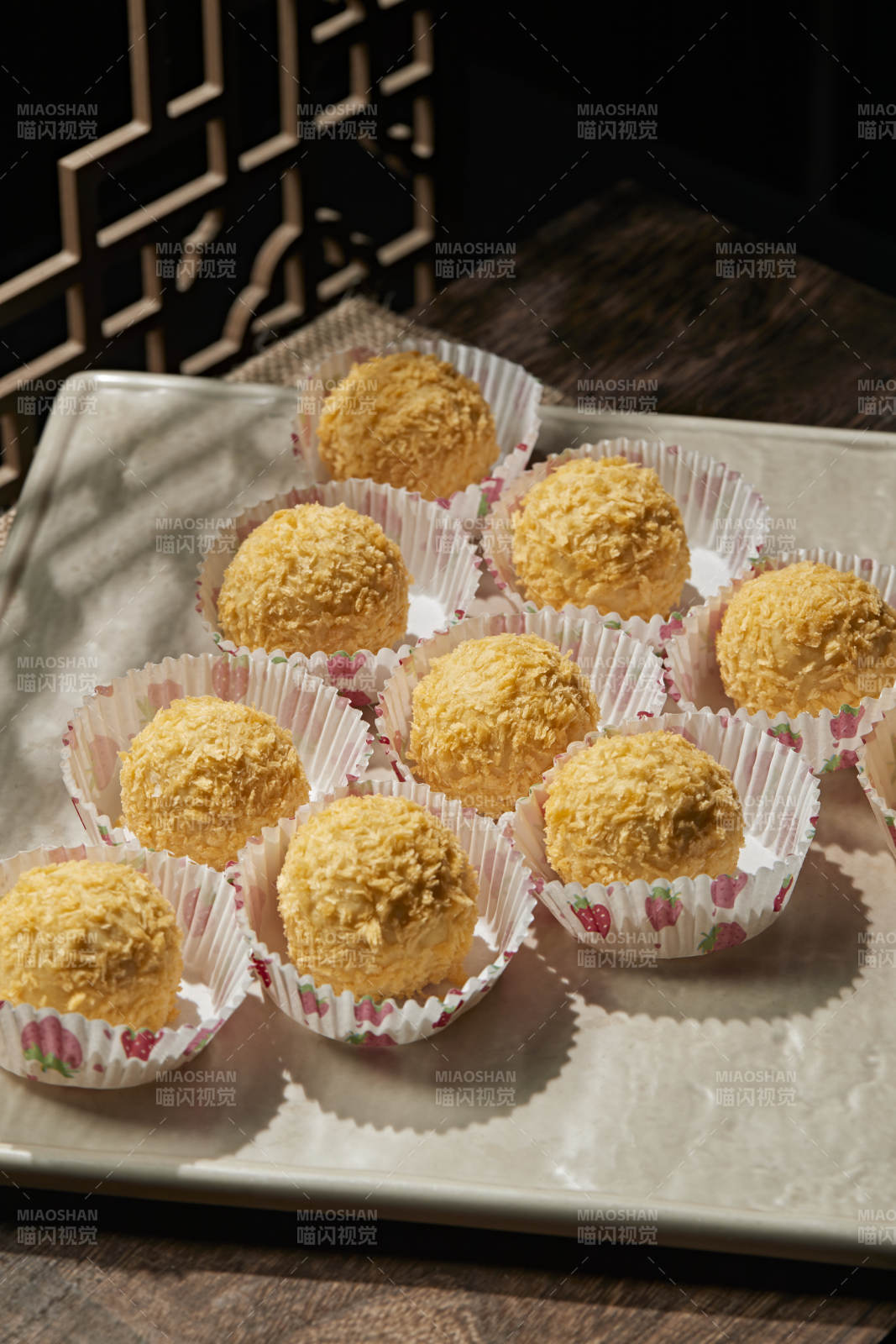 拖面香炸牛肉球图片