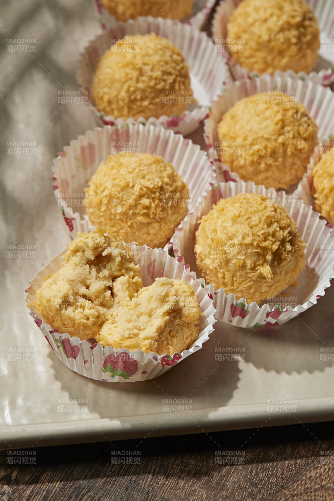 拖面香炸牛肉球图片