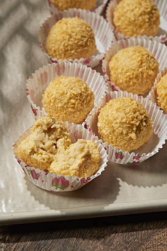 拖面香炸牛肉球图片