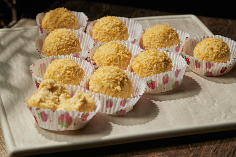 拖面香炸牛肉球图片