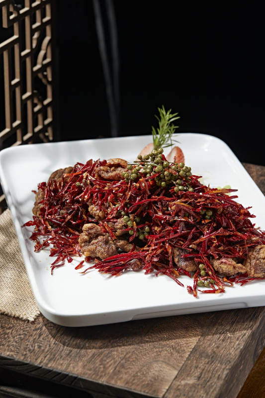 藤椒辣子牛肉图片