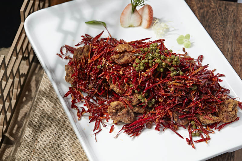 藤椒辣子牛肉图片