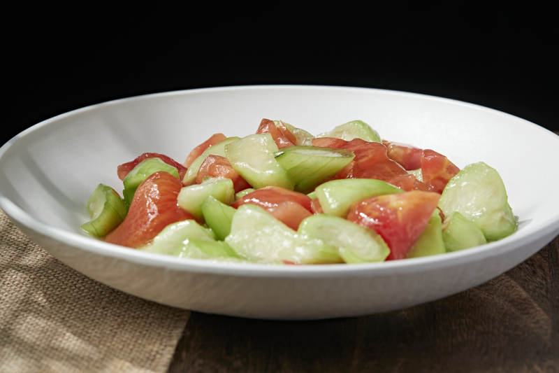 素炒番茄乳瓜图片