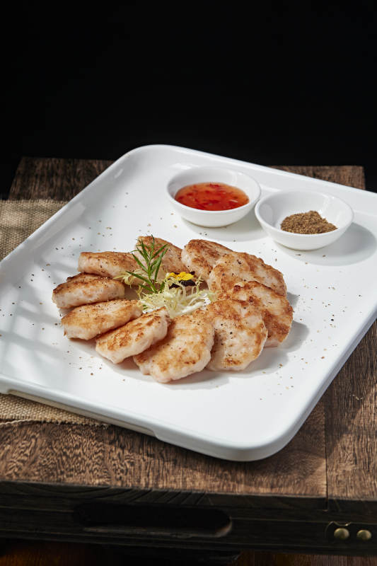 香炸大虾饼图片