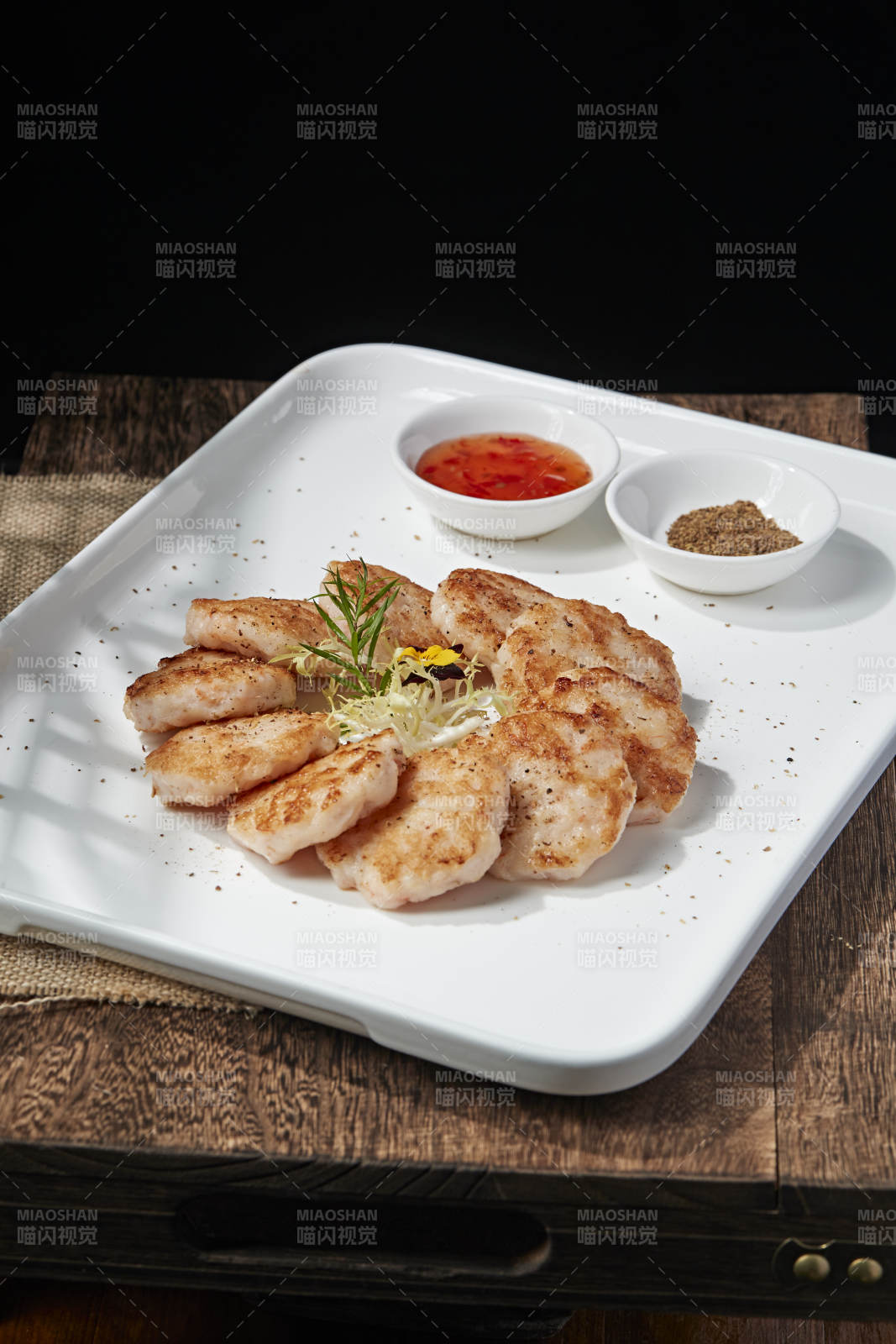 香炸大虾饼图片