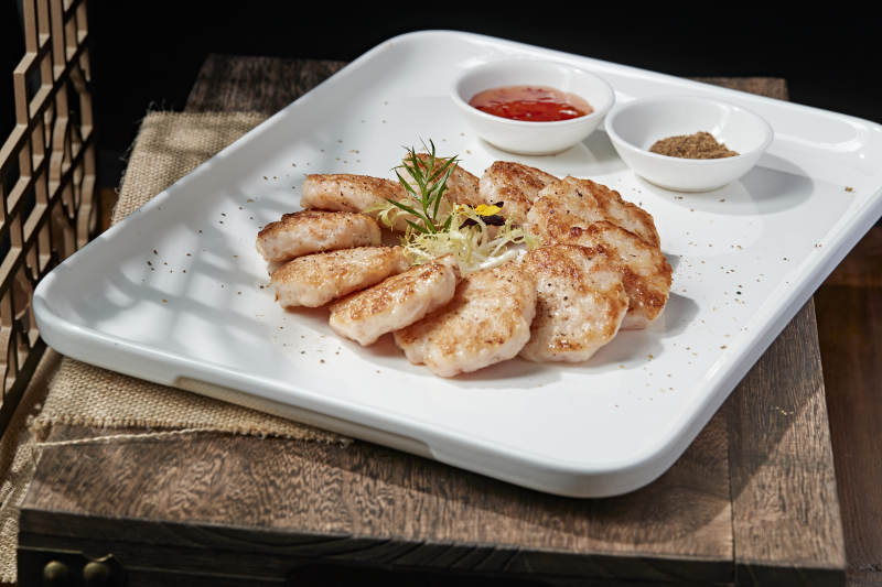 香炸大虾饼图片