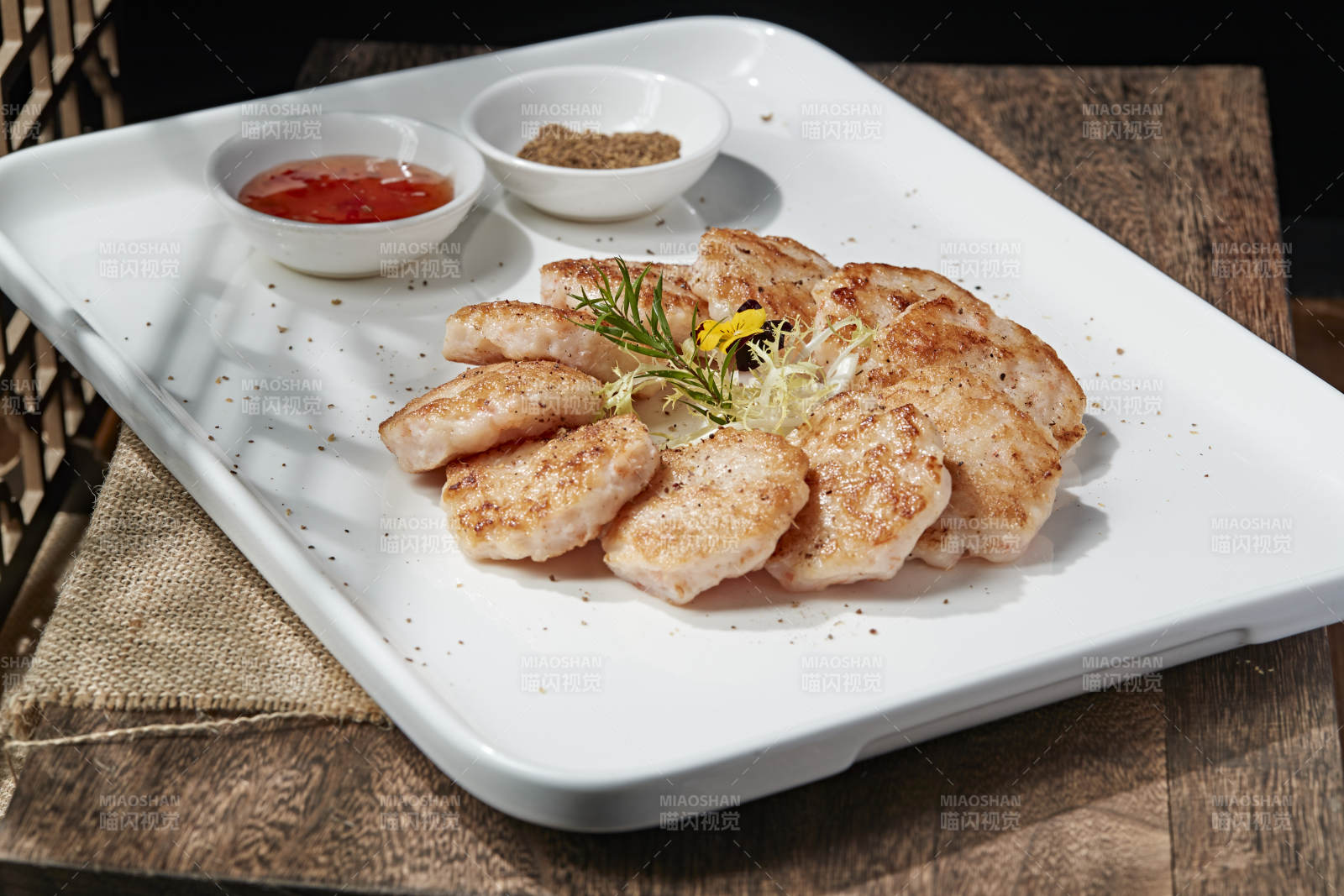 香炸大虾饼图片