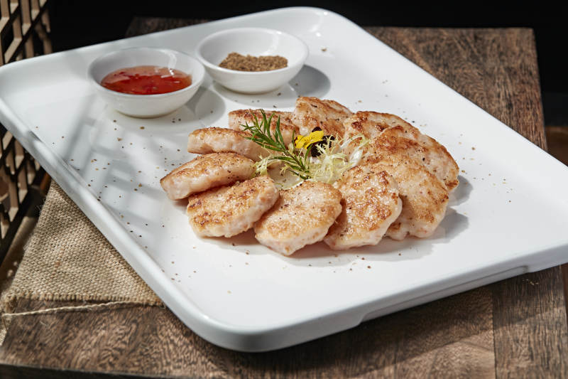 香炸大虾饼图片