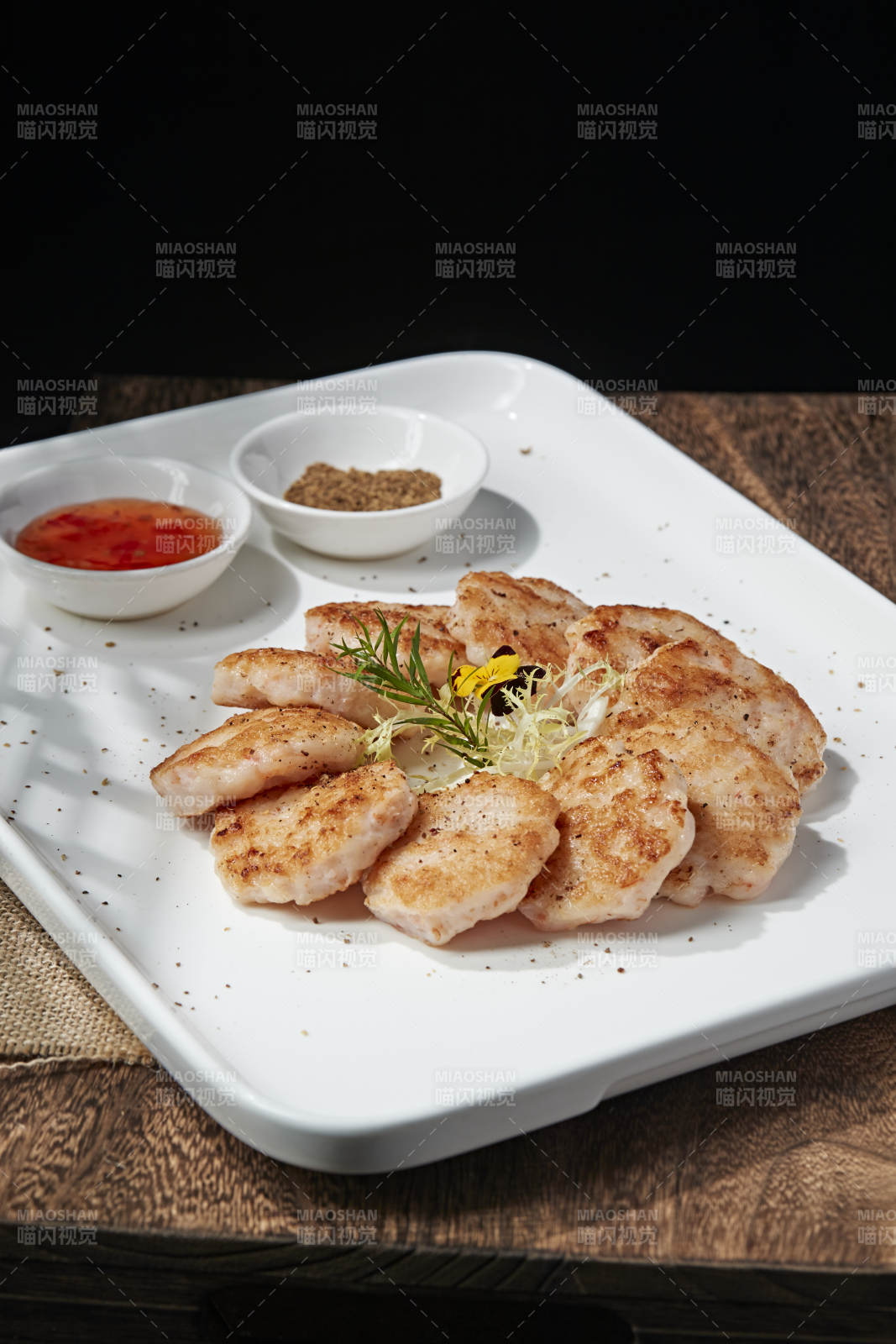 香炸大虾饼图片