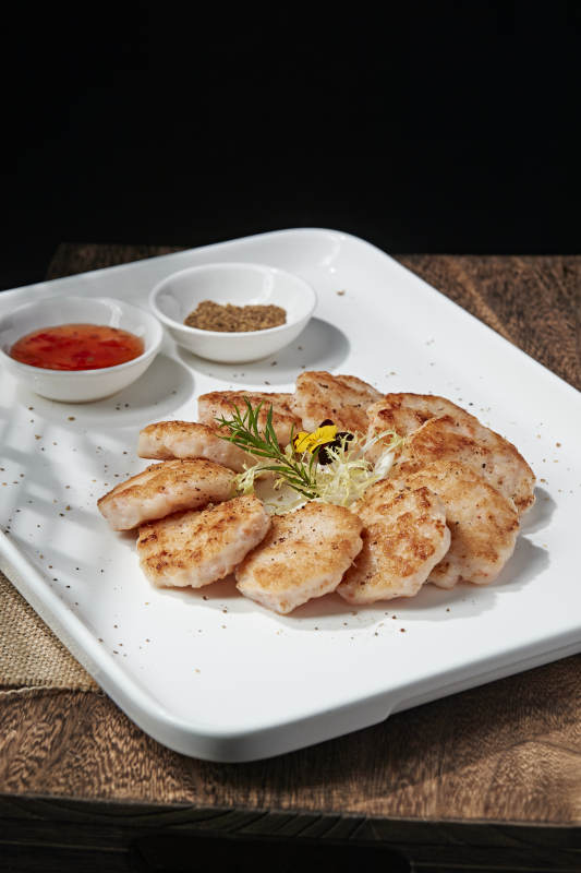 香炸大虾饼图片