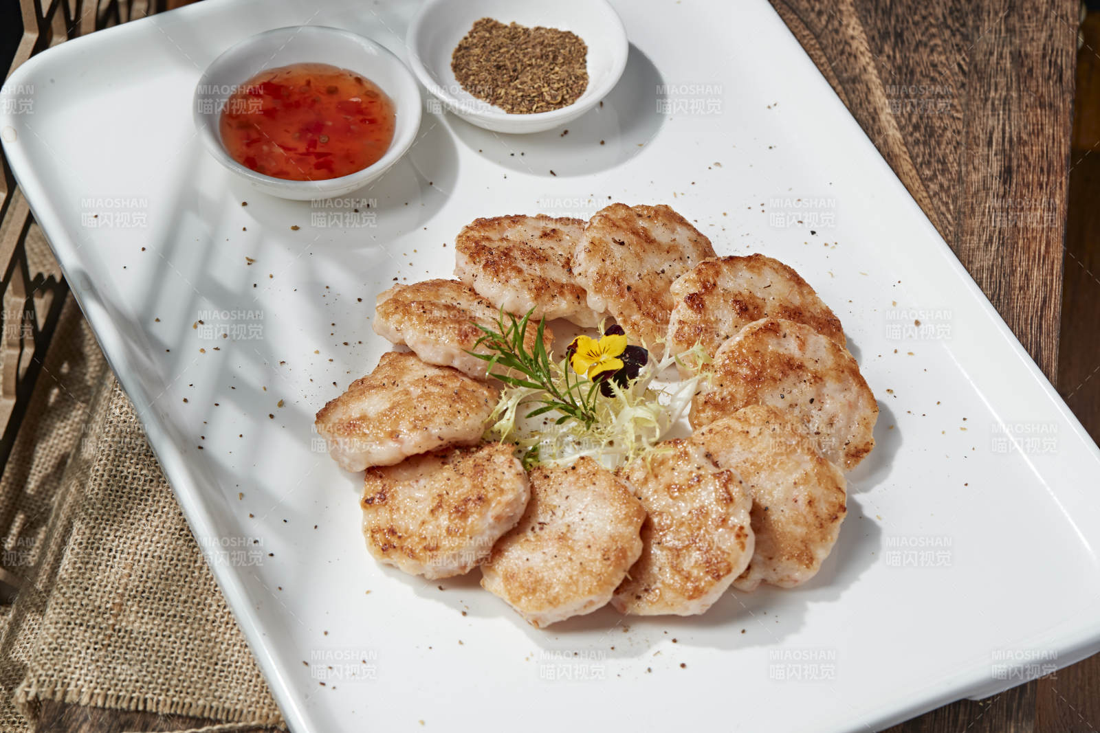 香炸大虾饼图片