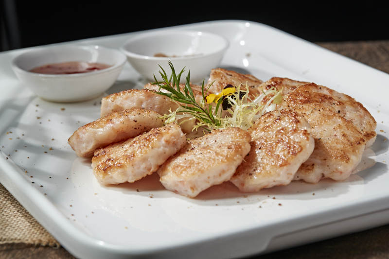 香炸大虾饼图片