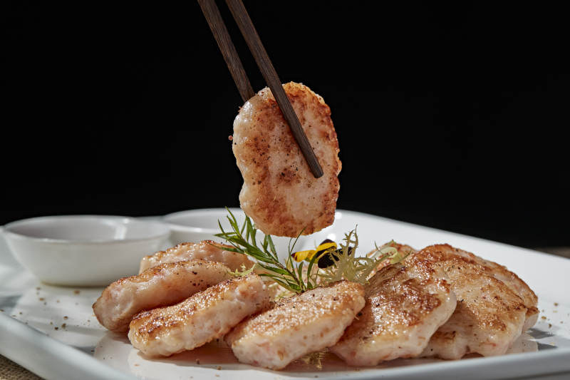 香炸大虾饼图片