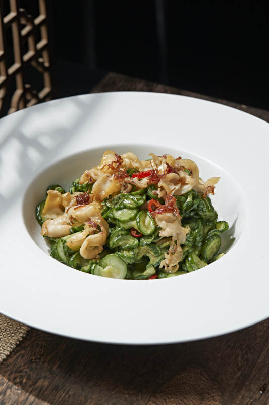 乳瓜炝炒螺片图片