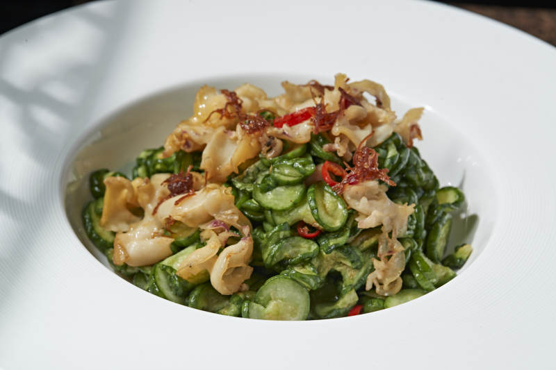 乳瓜炝炒螺片图片