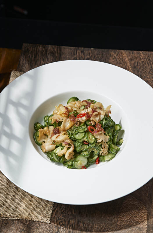 乳瓜炝炒螺片图片