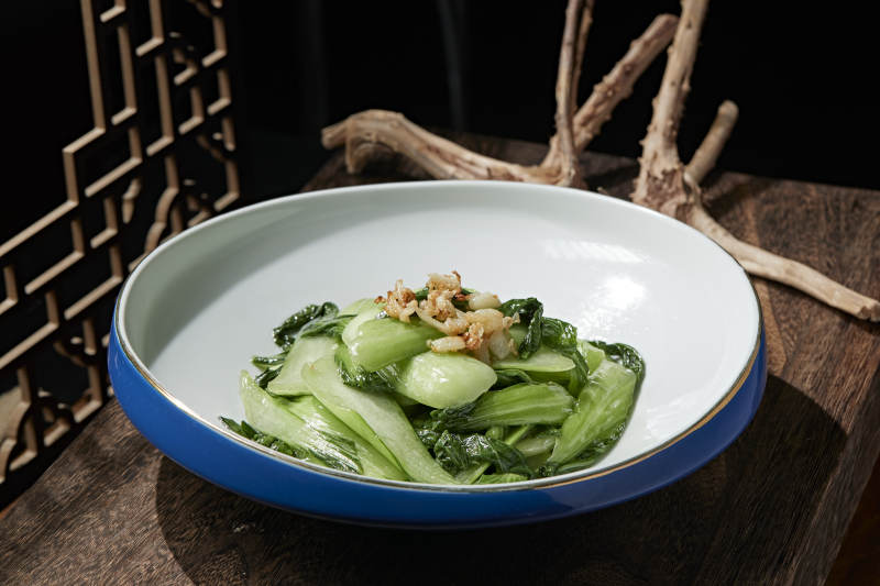 素菜炝炒油菜图片