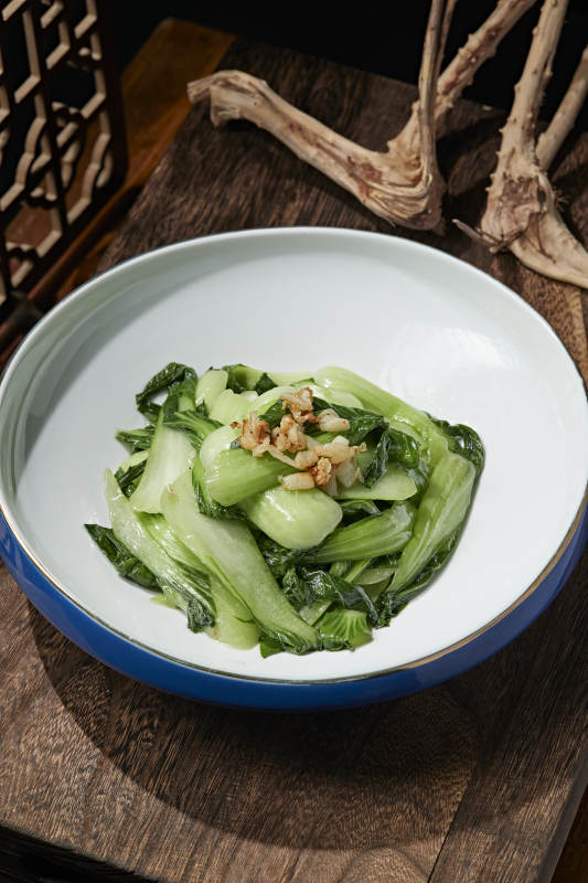 素菜炝炒油菜图片