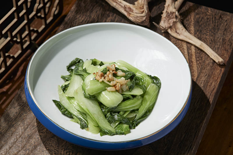 素菜炝炒油菜图片