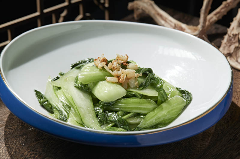 素菜炝炒油菜图片