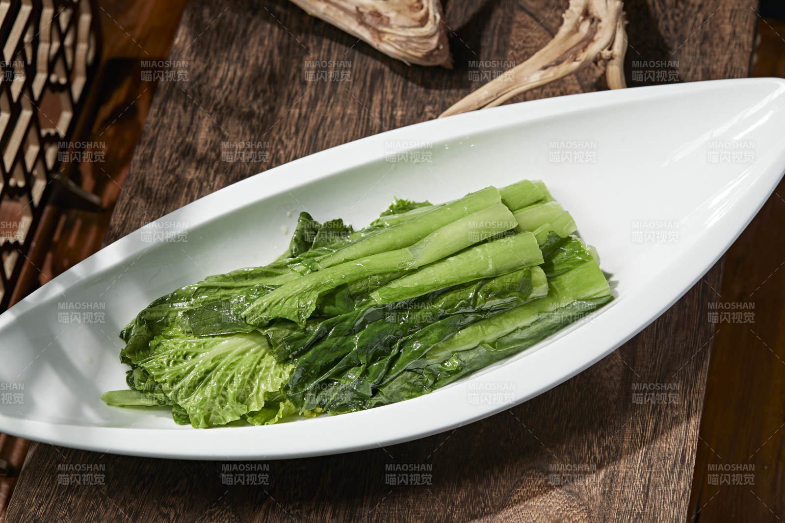 素菜炝炒菜心图片