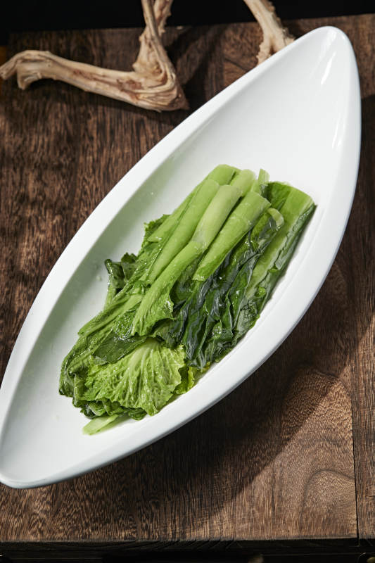 素菜炝炒菜心图片