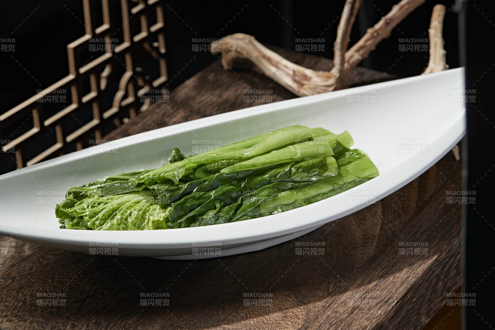 素菜炝炒菜心图片