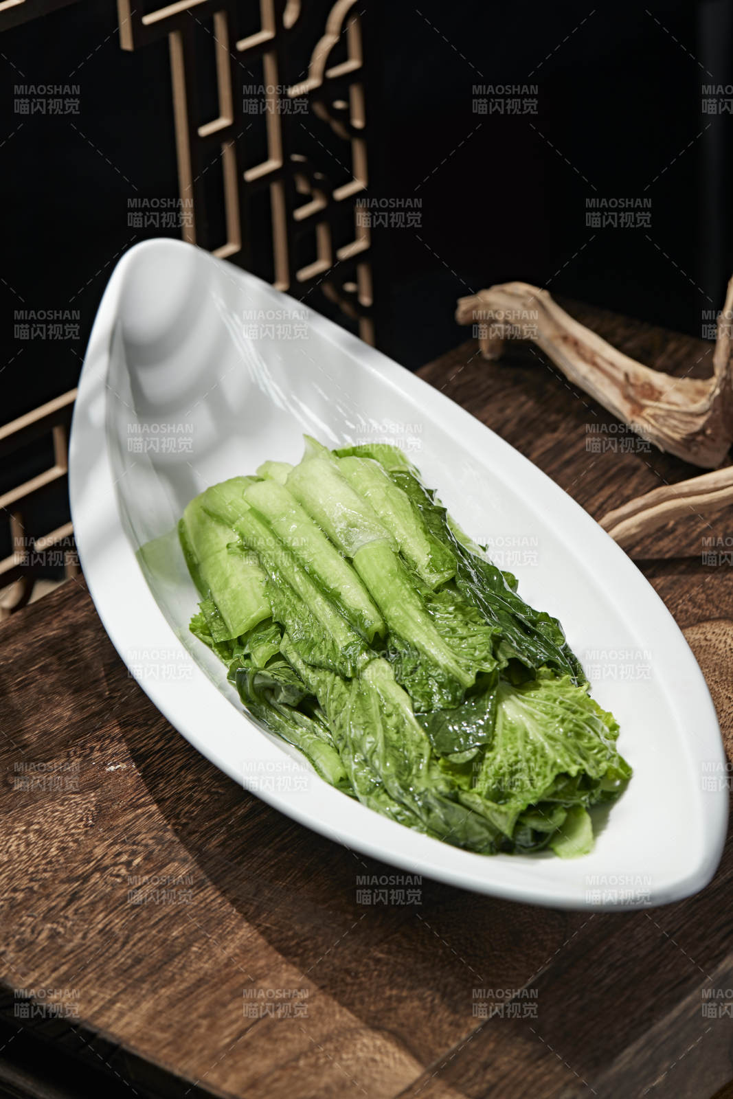 素菜炝炒菜心图片