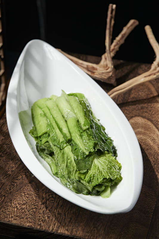 素菜炝炒菜心图片