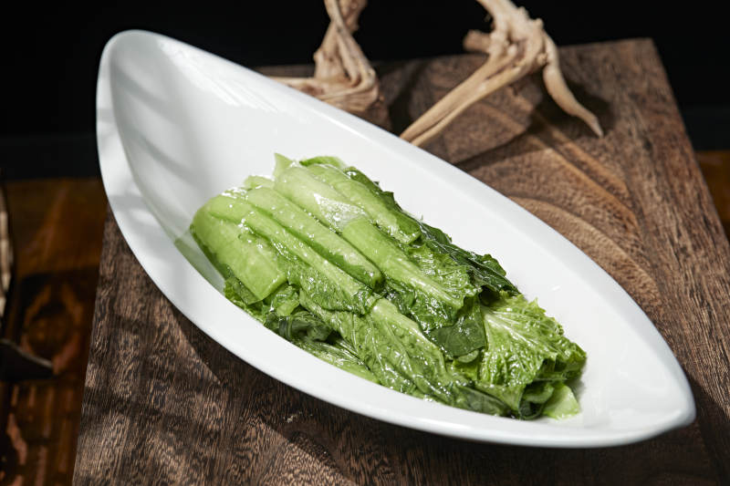 素菜炝炒菜心图片