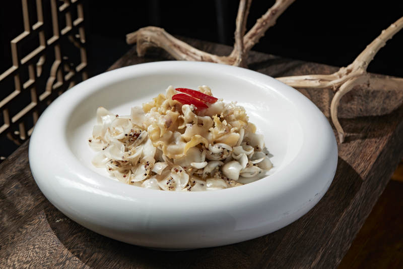 藜麦百合炒螺片图片