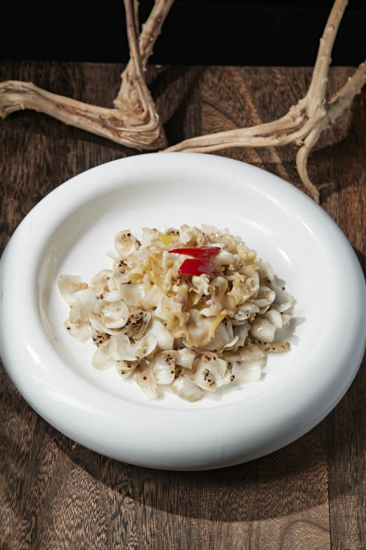 藜麦百合炒螺片图片