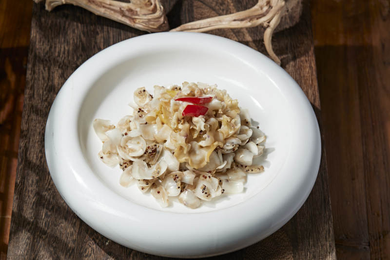 藜麦百合炒螺片图片