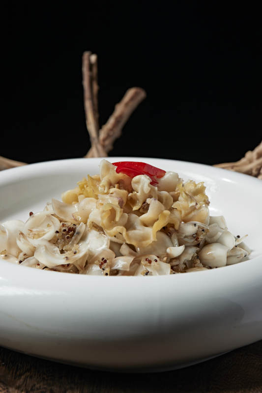 藜麦百合炒螺片图片